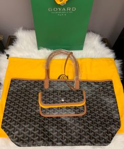 Goyard Saint Louis PM (Black & Tan)