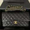 Chanel Medium Classic Flap (Caviar Black GHW)